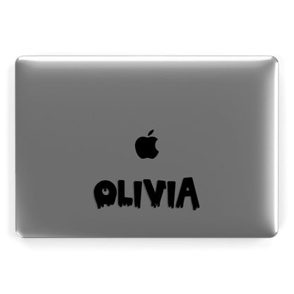 Personalised Black Slime Text Apple MacBook Case