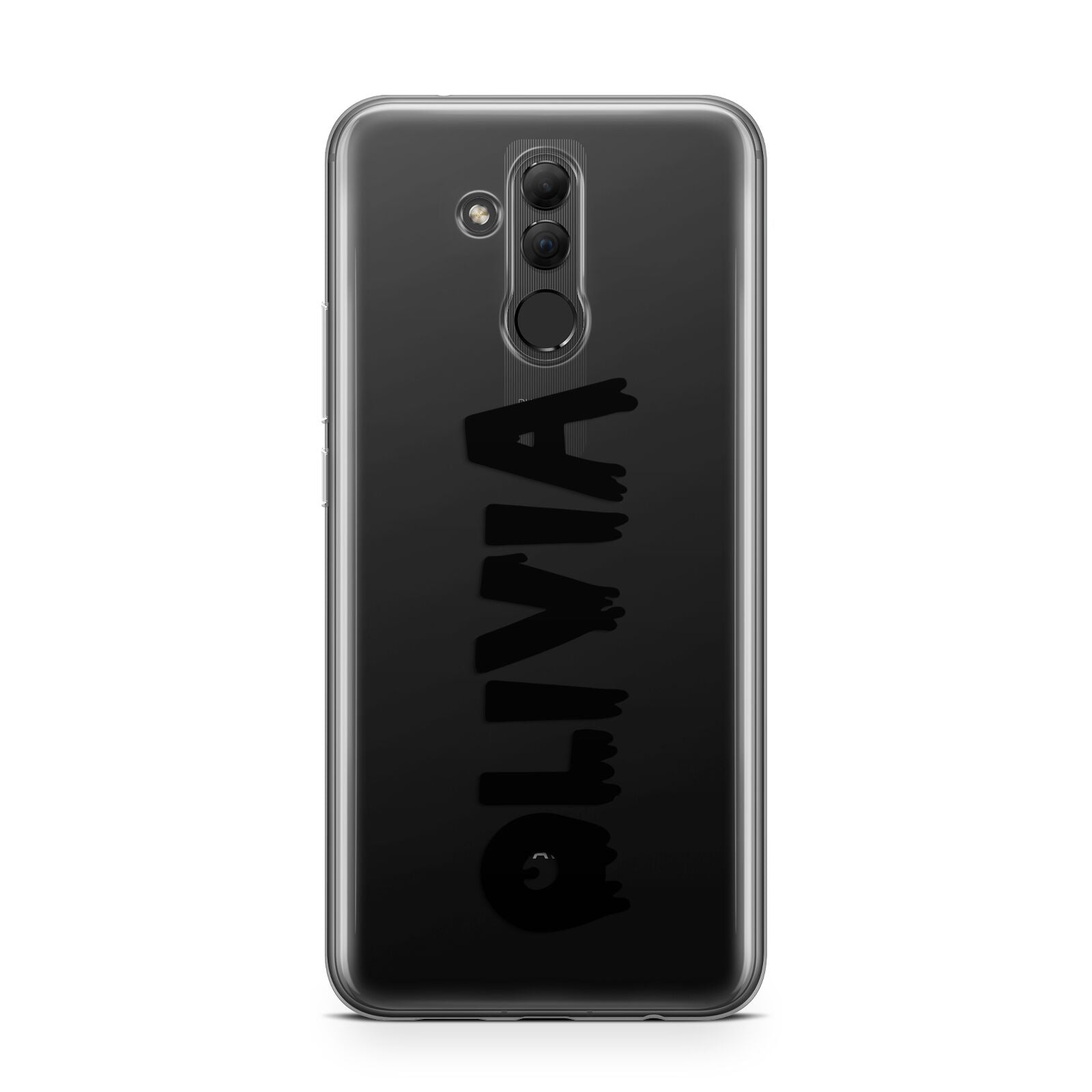 Personalised Black Slime Text Huawei Mate 20 Lite