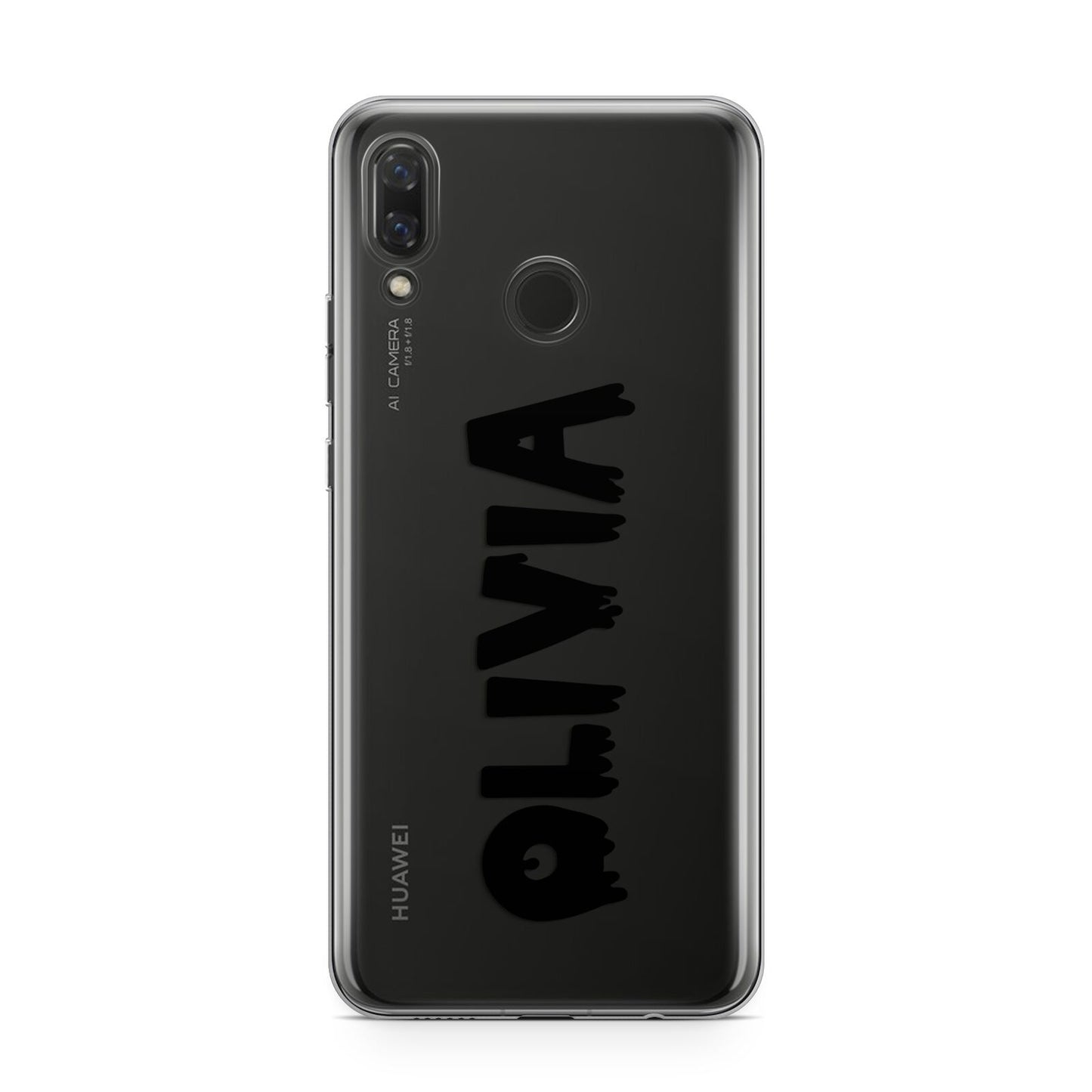 Personalised Black Slime Text Huawei Nova 3 Phone Case