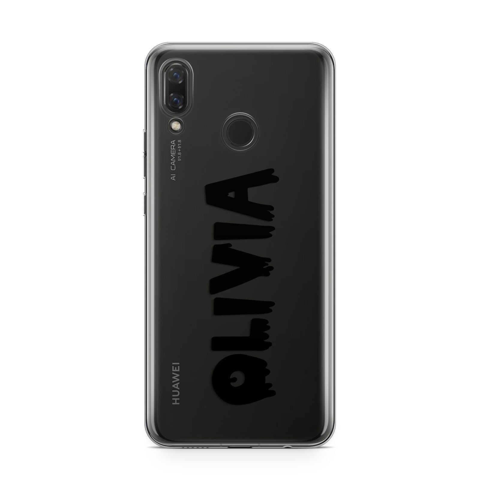 Personalised Black Slime Text Huawei Nova 3 Phone Case