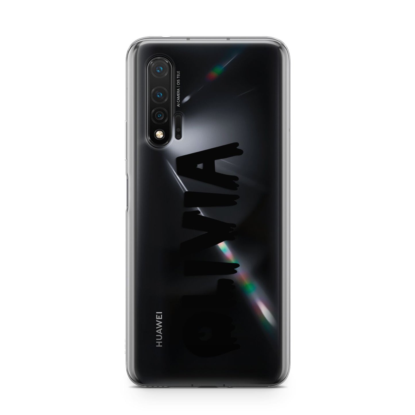 Personalised Black Slime Text Huawei Nova 6 Phone Case