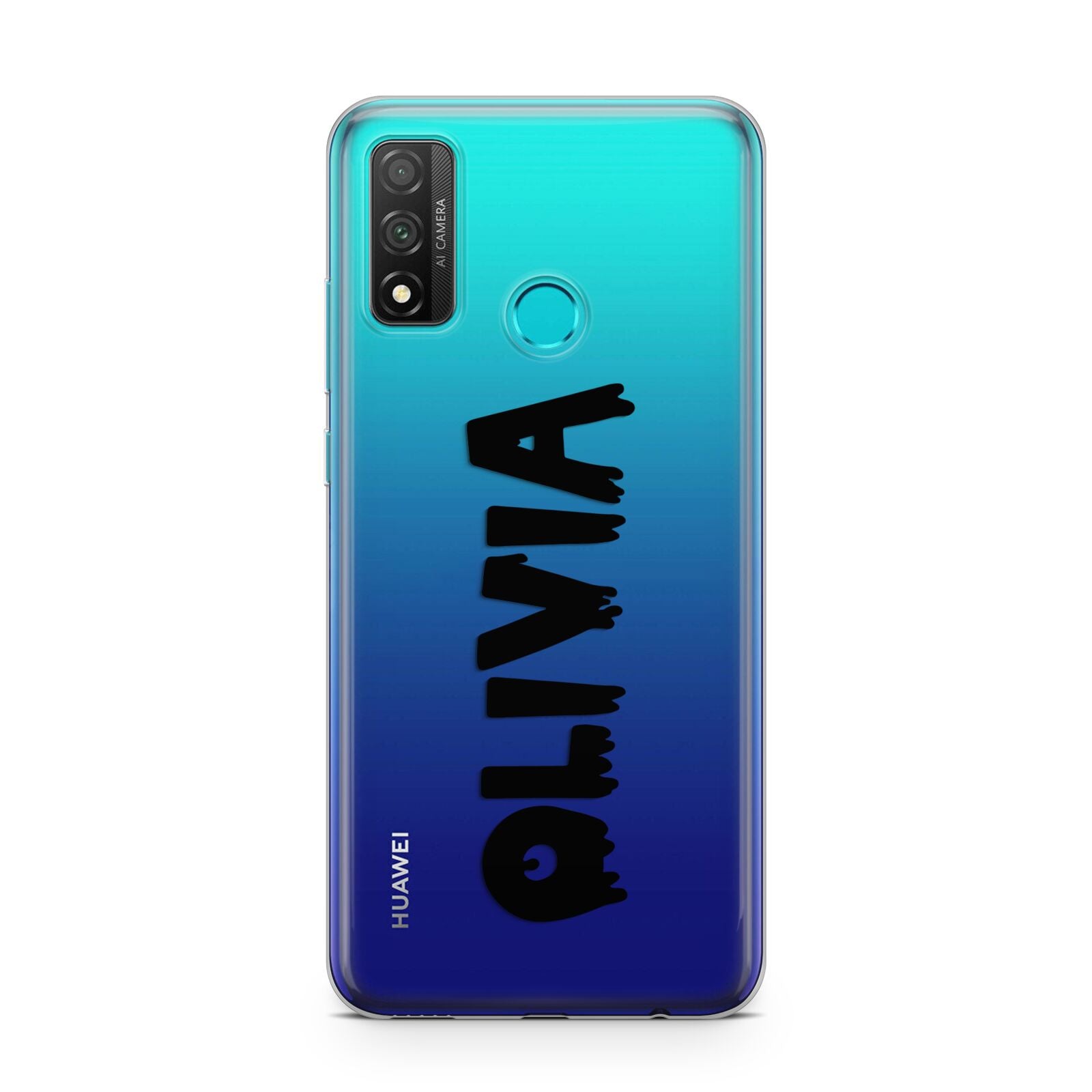 Personalised Black Slime Text Huawei P Smart 2020