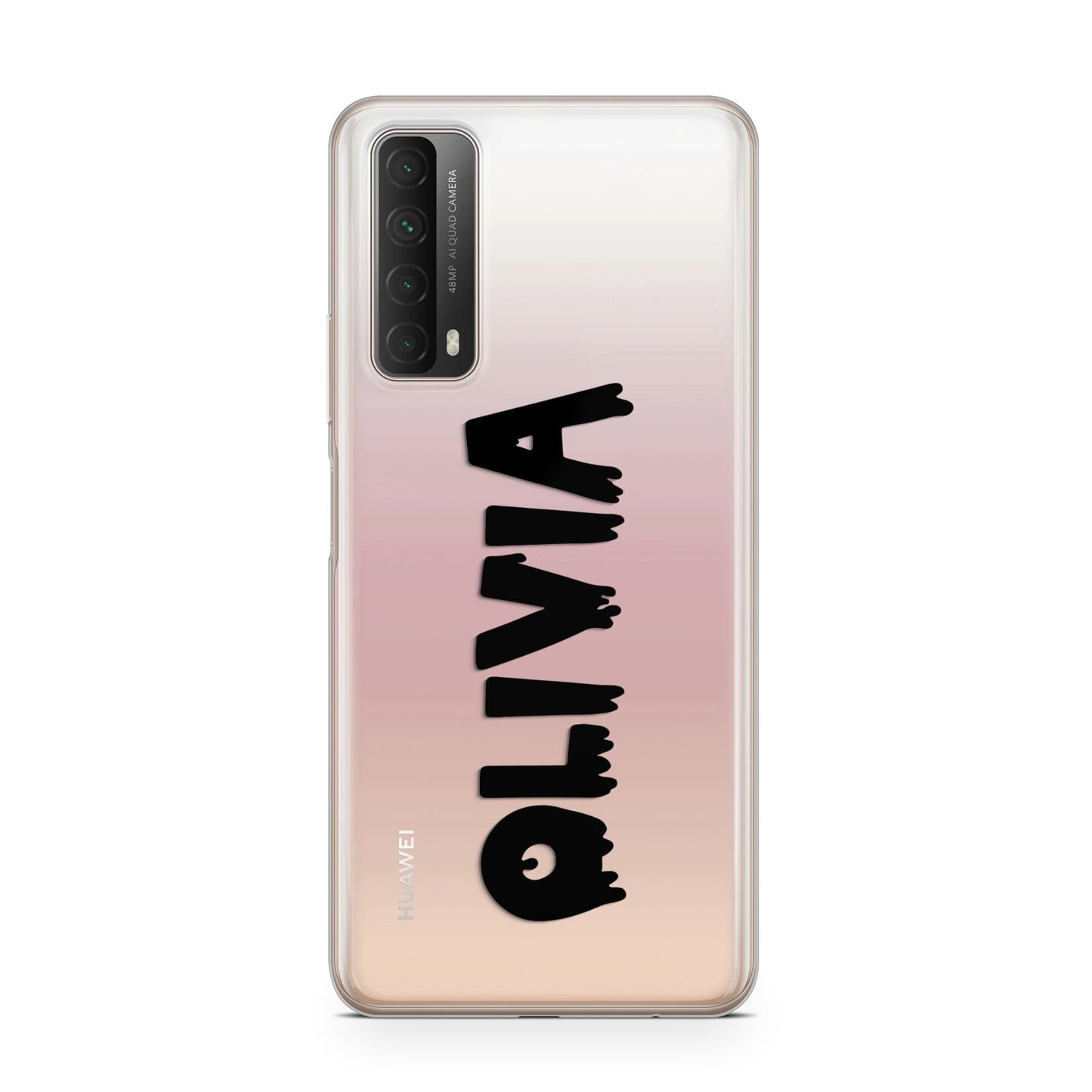 Personalised Black Slime Text Huawei P Smart 2021