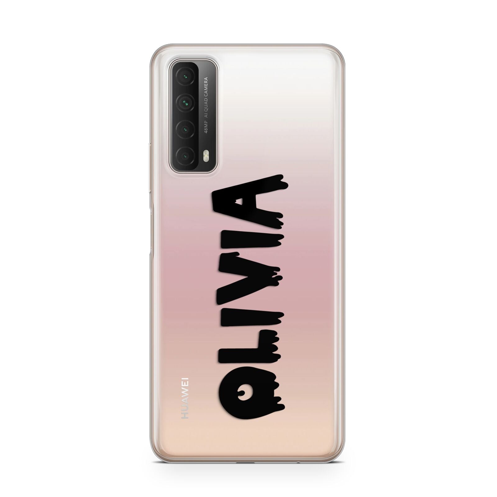 Personalised Black Slime Text Huawei P Smart 2021