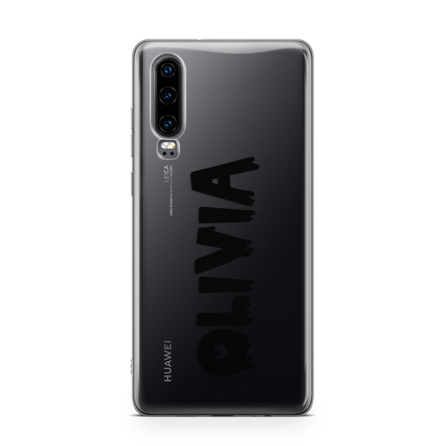 Personalised Black Slime Text Huawei P30 Phone Case