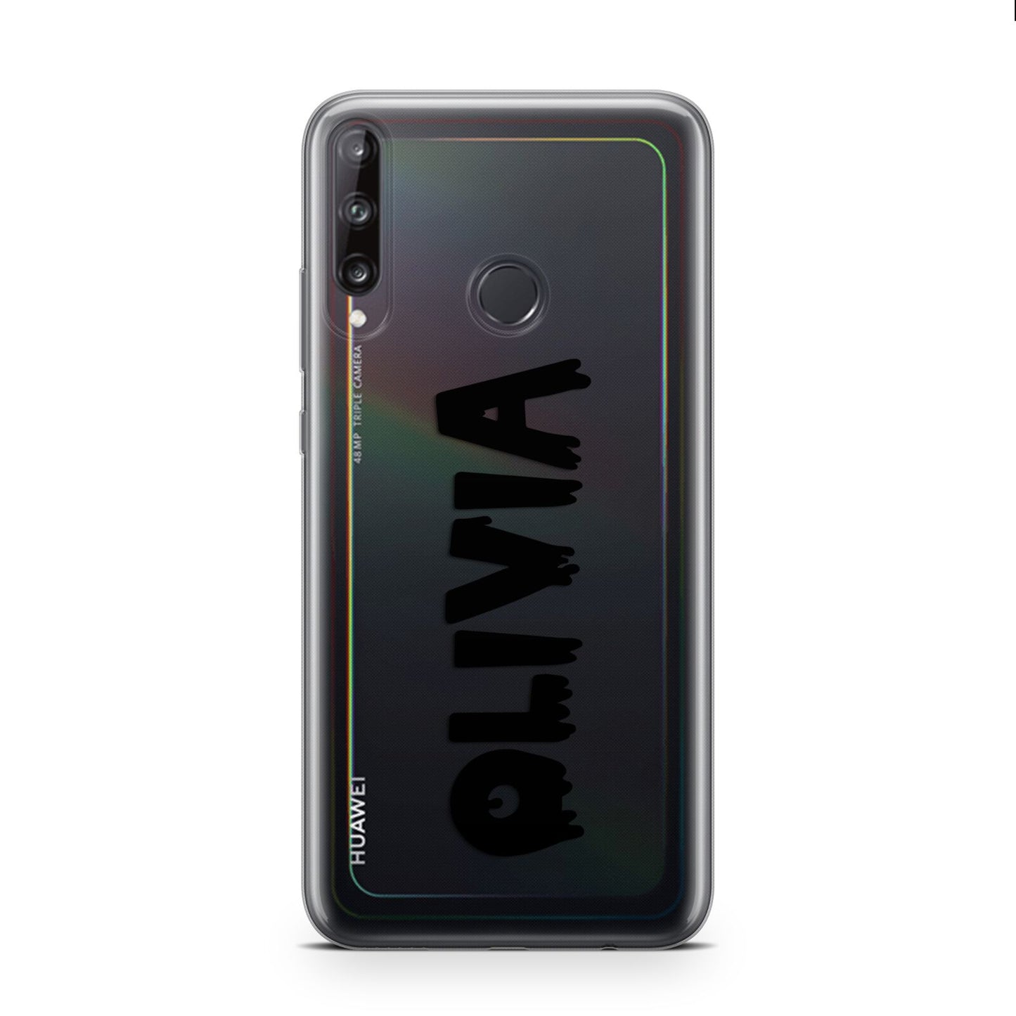 Personalised Black Slime Text Huawei P40 Lite E Phone Case