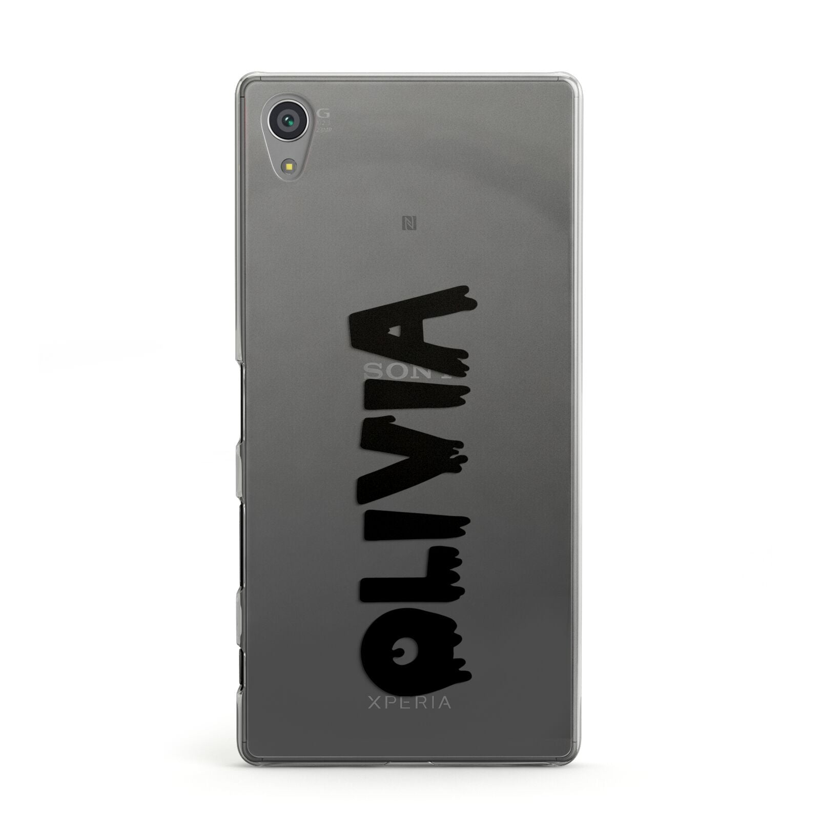 Personalised Black Slime Text Sony Xperia Case