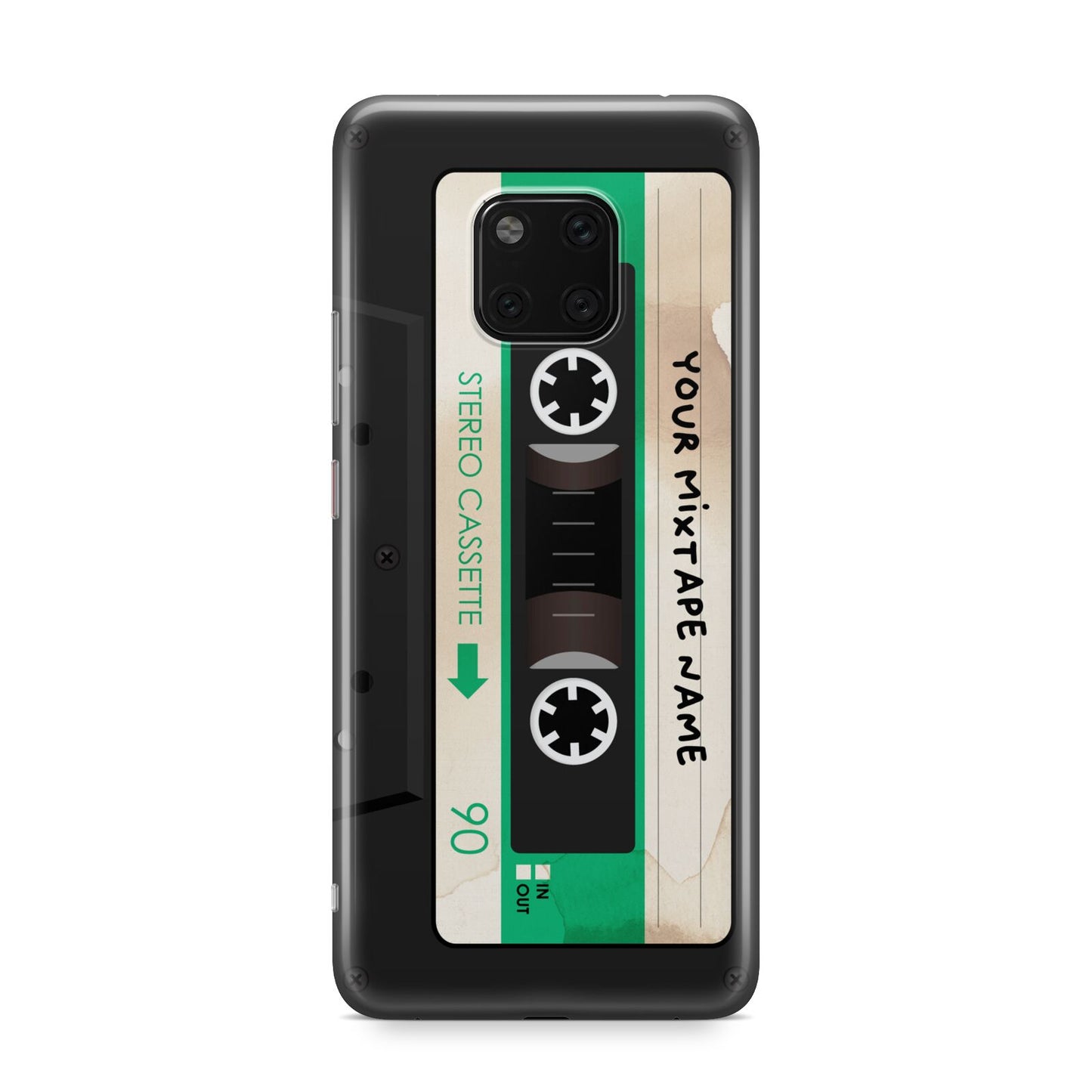 Personalised Black and Green Mixtape Huawei Mate 20 Pro Phone Case