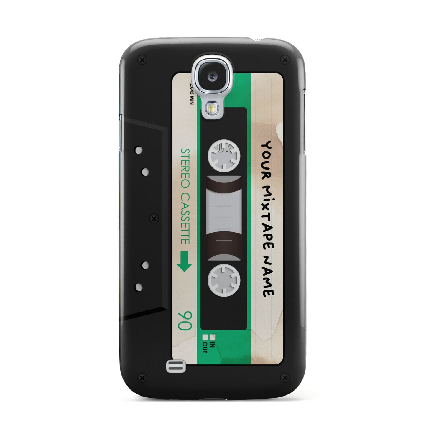 Personalised Black and Green Mixtape Samsung Galaxy S4 Case