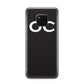 Personalised Black with Initials Huawei Mate 20 Pro Phone Case