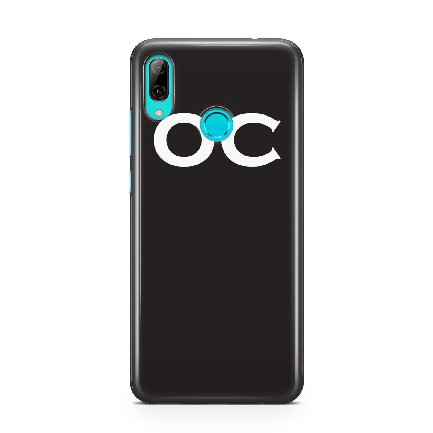 Personalised Black with Initials Huawei P Smart 2019 Case