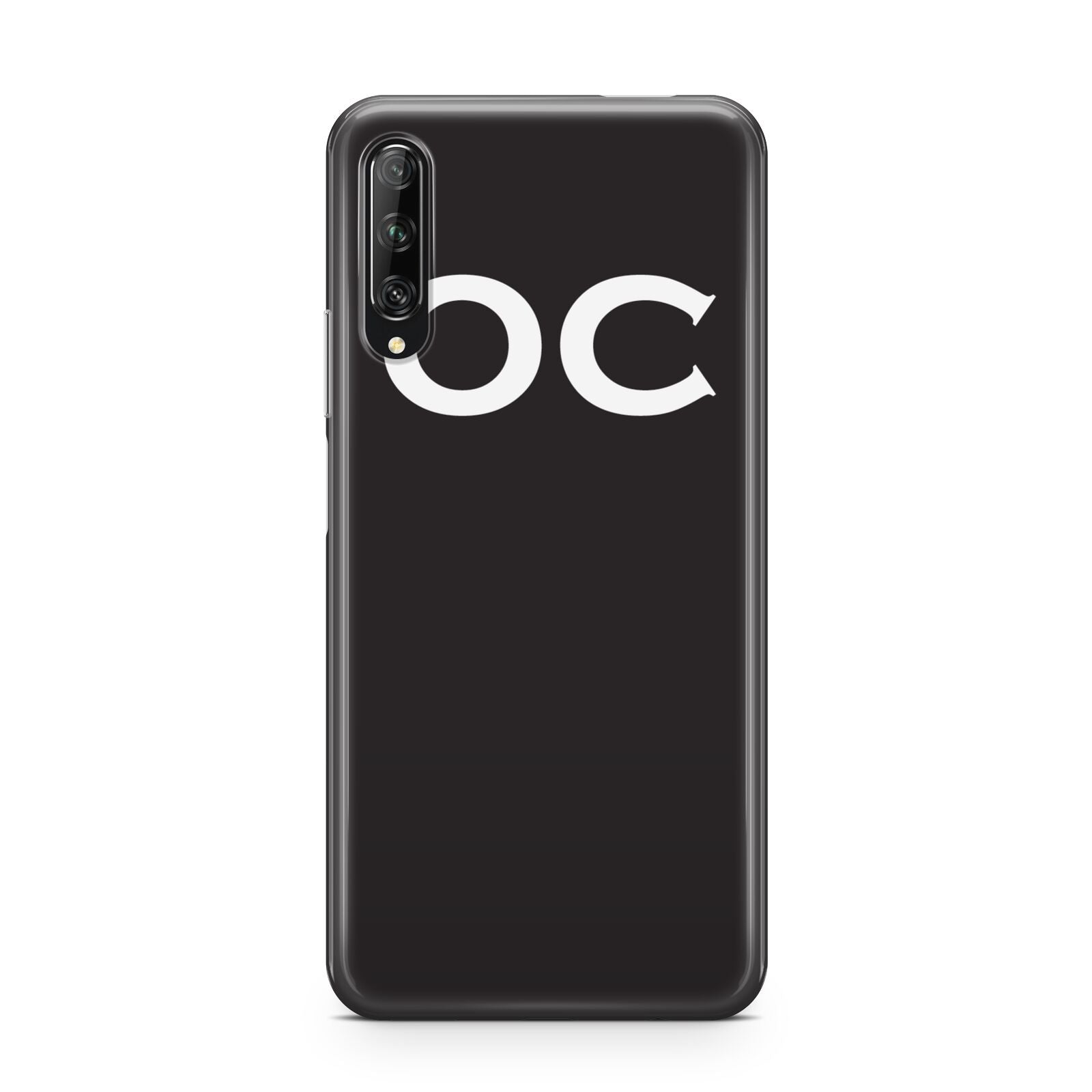 Personalised Black with Initials Huawei P Smart Pro 2019