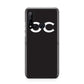 Personalised Black with Initials Huawei P20 Lite 5G Phone Case