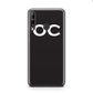 Personalised Black with Initials Huawei P40 Lite E Phone Case