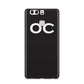 Personalised Black with Initials Huawei P9 Case