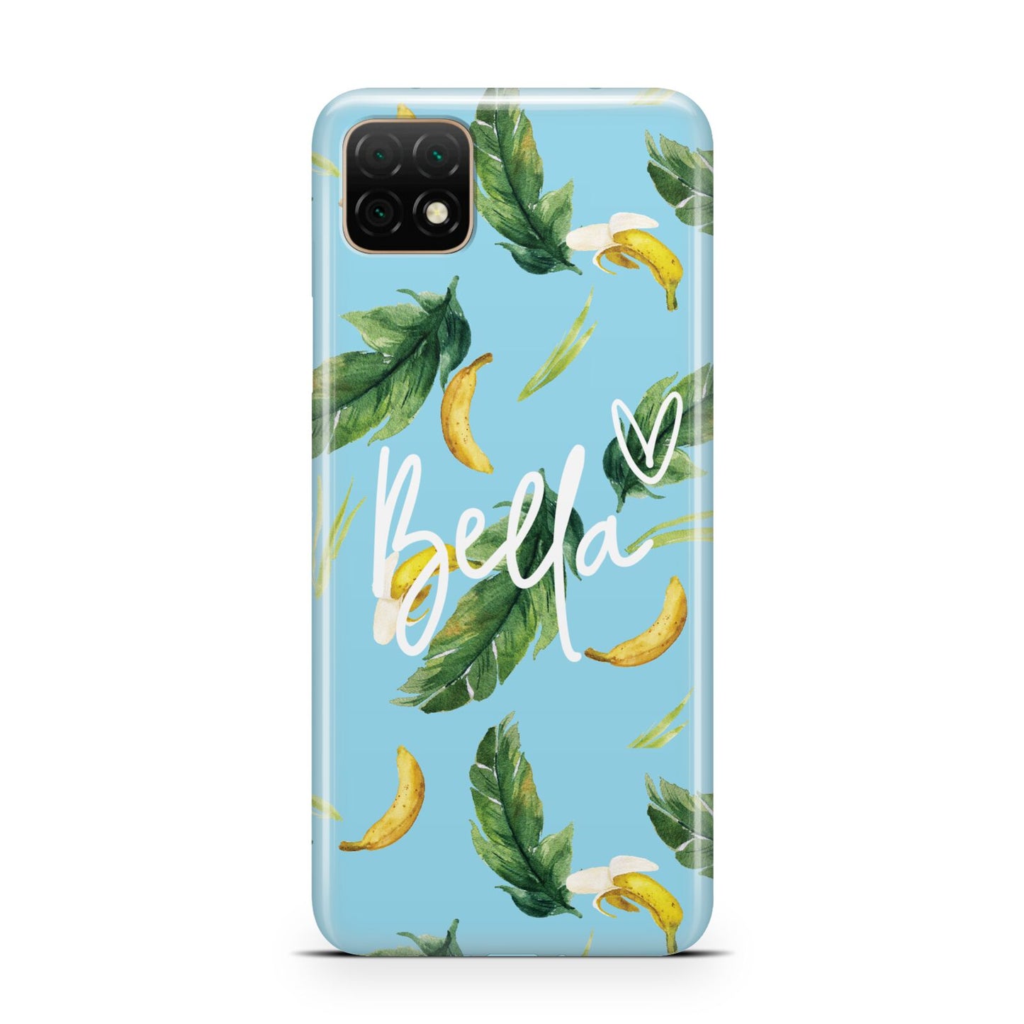 Personalised Blue Banana Tropical Huawei Enjoy 20 Phone Case