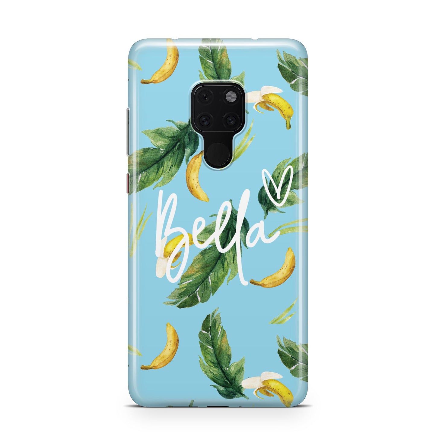 Personalised Blue Banana Tropical Huawei Mate 20 Phone Case