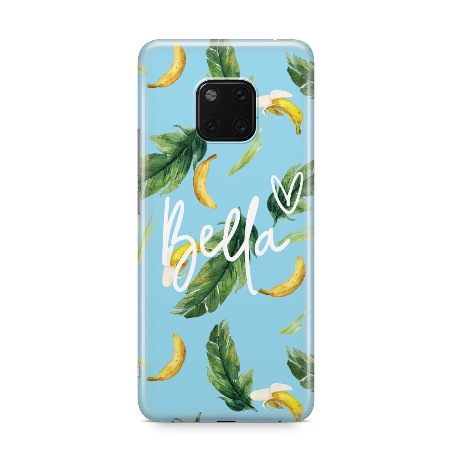 Personalised Blue Banana Tropical Huawei Mate 20 Pro Phone Case