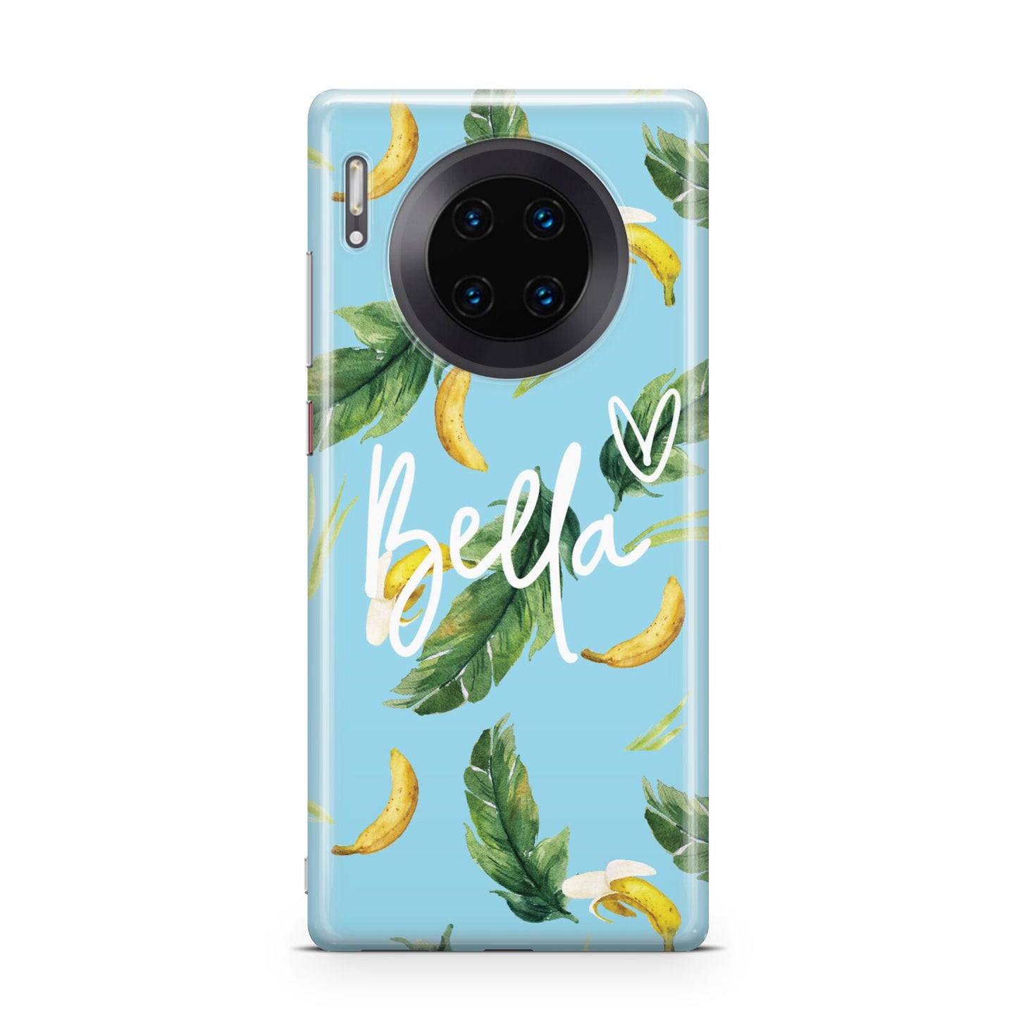 Personalised Blue Banana Tropical Huawei Mate 30 Pro Phone Case