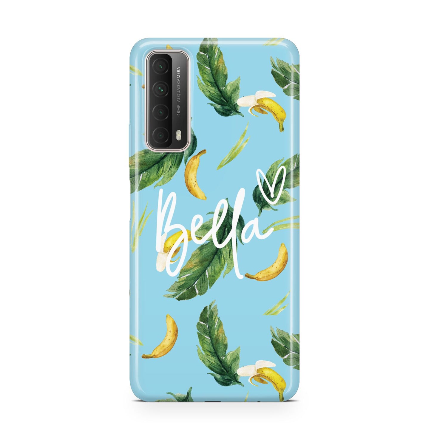 Personalised Blue Banana Tropical Huawei P Smart 2021