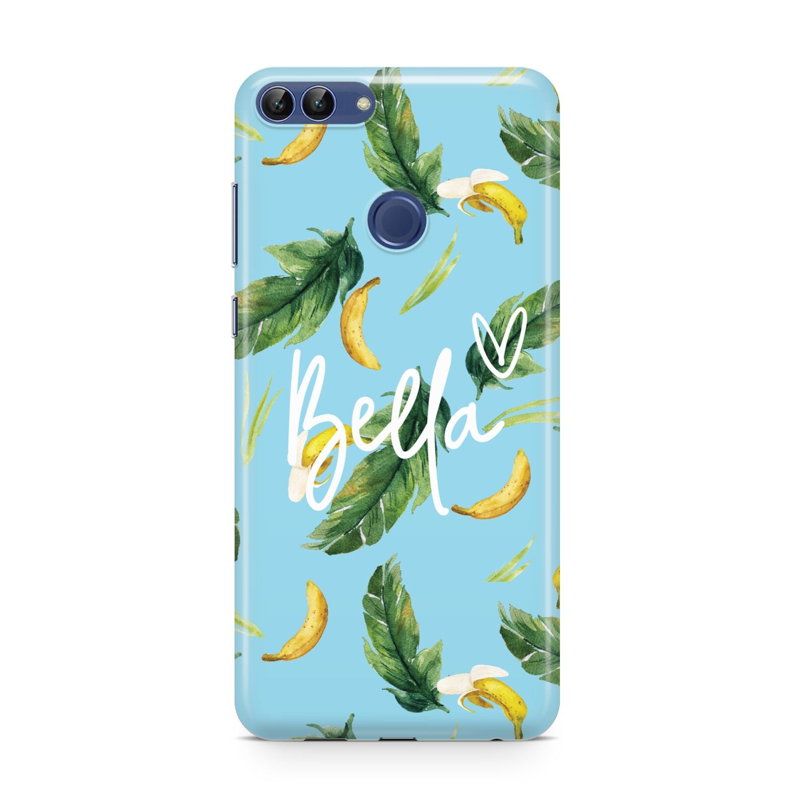 Personalised Blue Banana Tropical Huawei P Smart Case