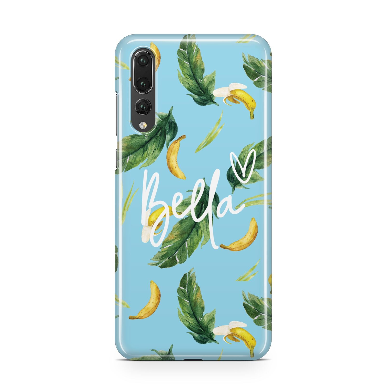 Personalised Blue Banana Tropical Huawei P20 Pro Phone Case