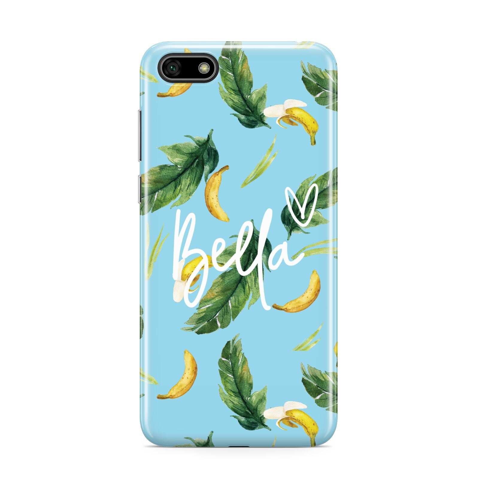 Personalised Blue Banana Tropical Huawei Y5 Prime 2018 Phone Case