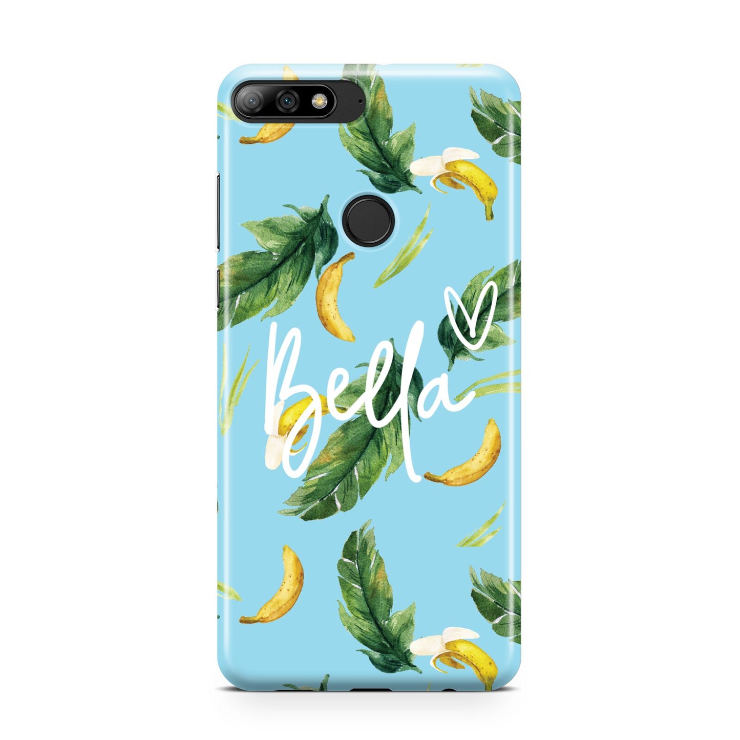 Personalised Blue Banana Tropical Huawei Y7 2018