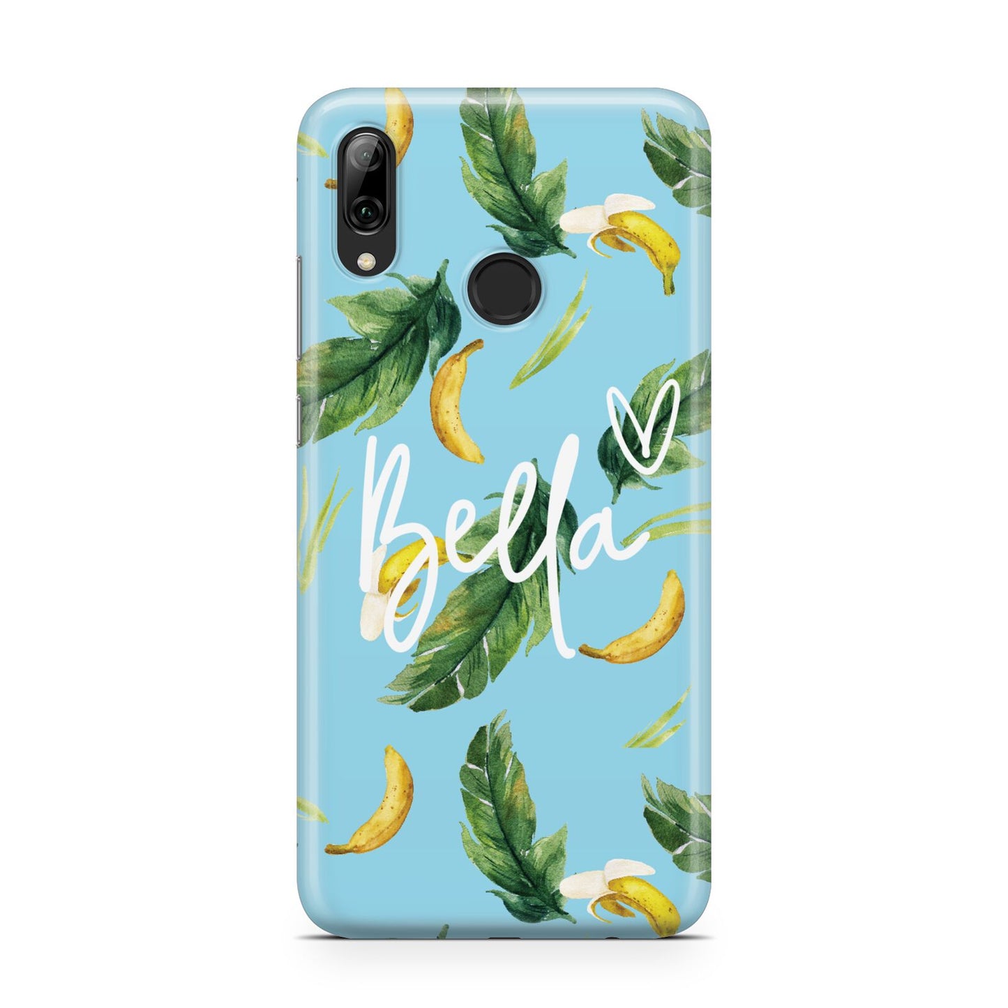 Personalised Blue Banana Tropical Huawei Y7 2019