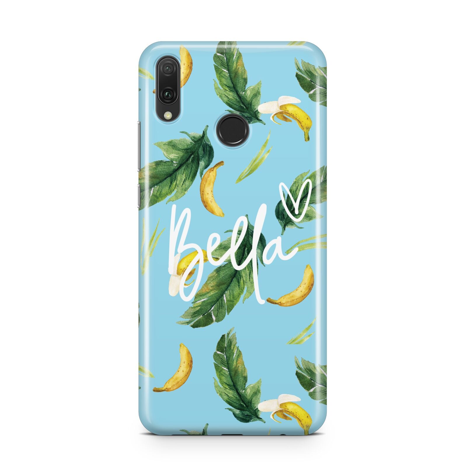 Personalised Blue Banana Tropical Huawei Y9 2019