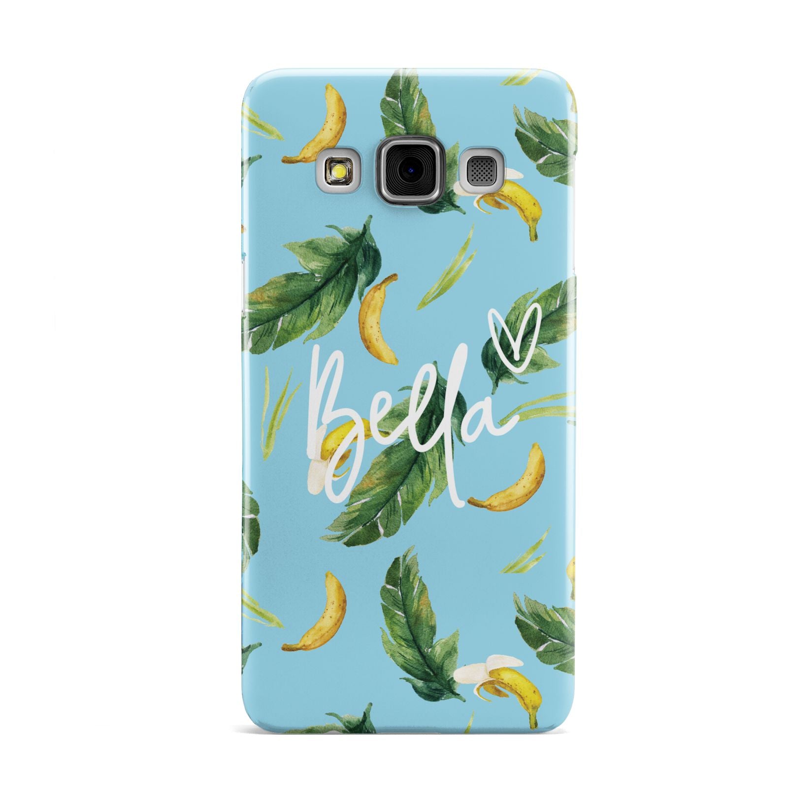 Personalised Blue Banana Tropical Samsung Galaxy A3 Case