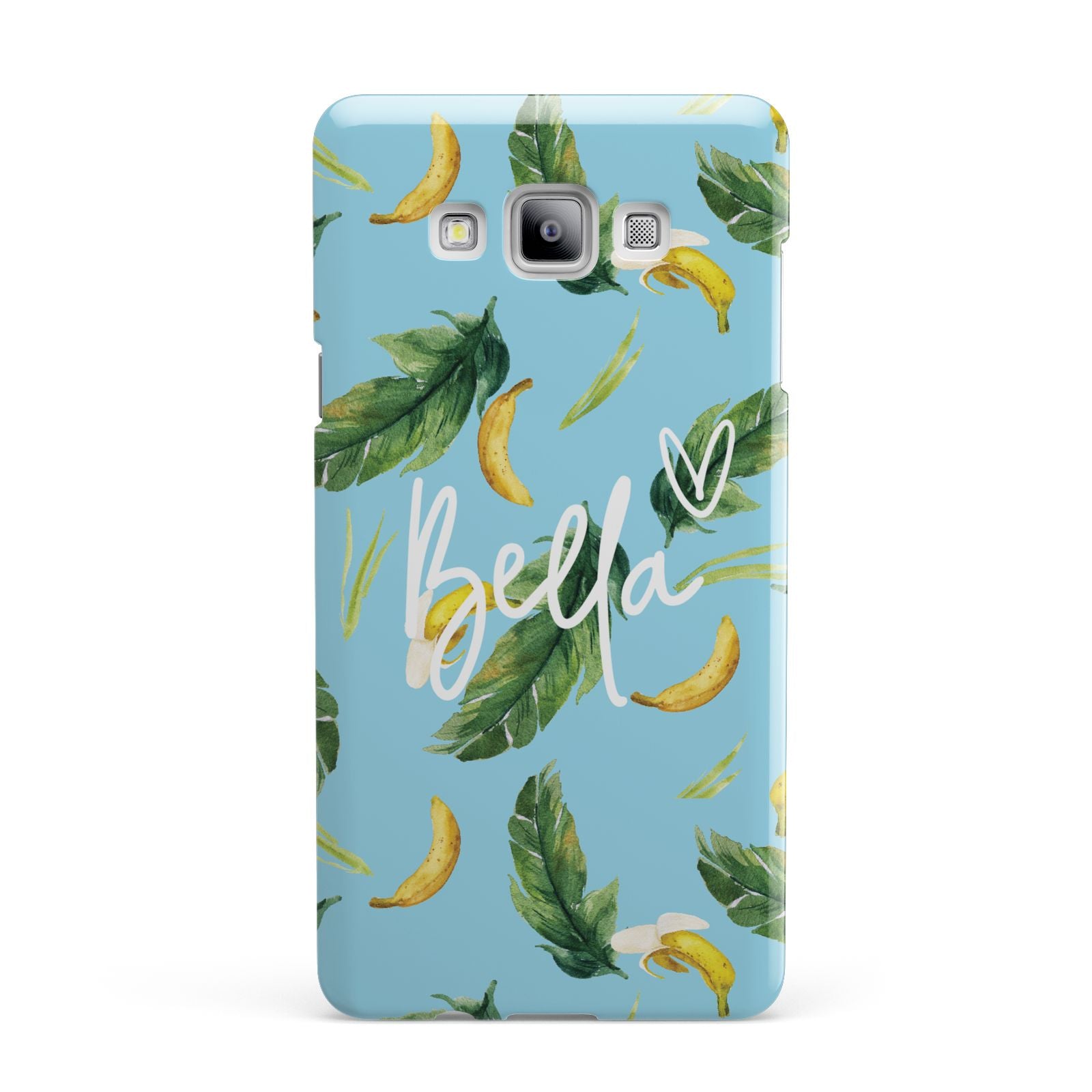 Personalised Blue Banana Tropical Samsung Galaxy A7 2015 Case