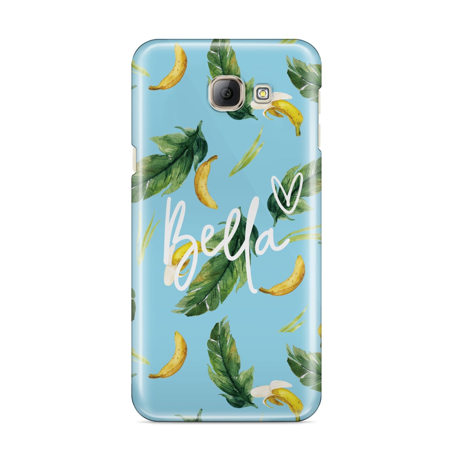 Personalised Blue Banana Tropical Samsung Galaxy A8 2016 Case