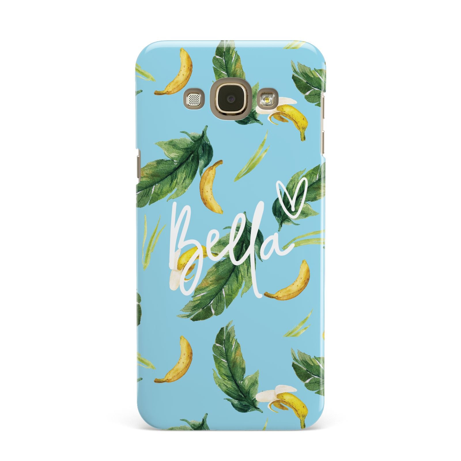 Personalised Blue Banana Tropical Samsung Galaxy A8 Case