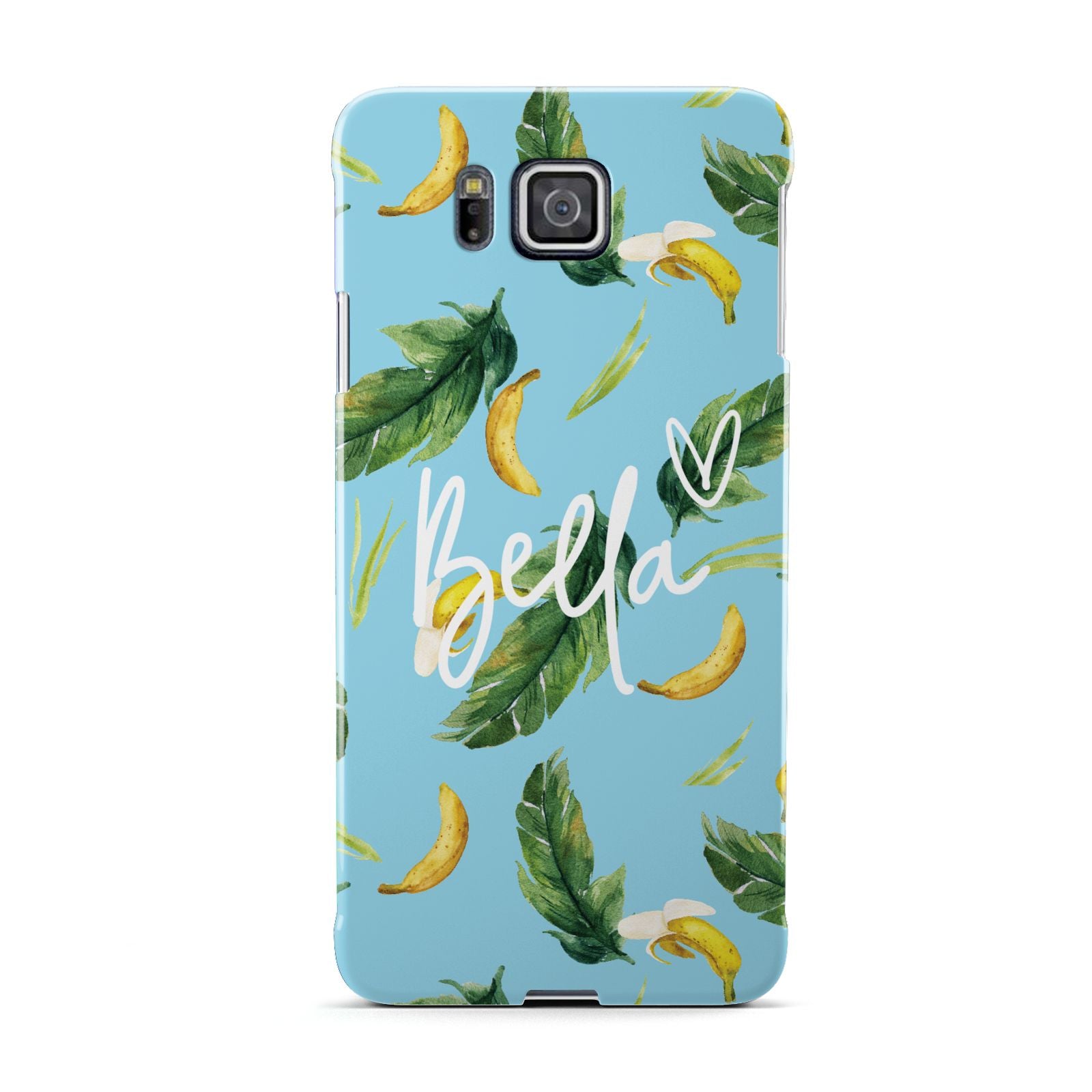 Personalised Blue Banana Tropical Samsung Galaxy Alpha Case