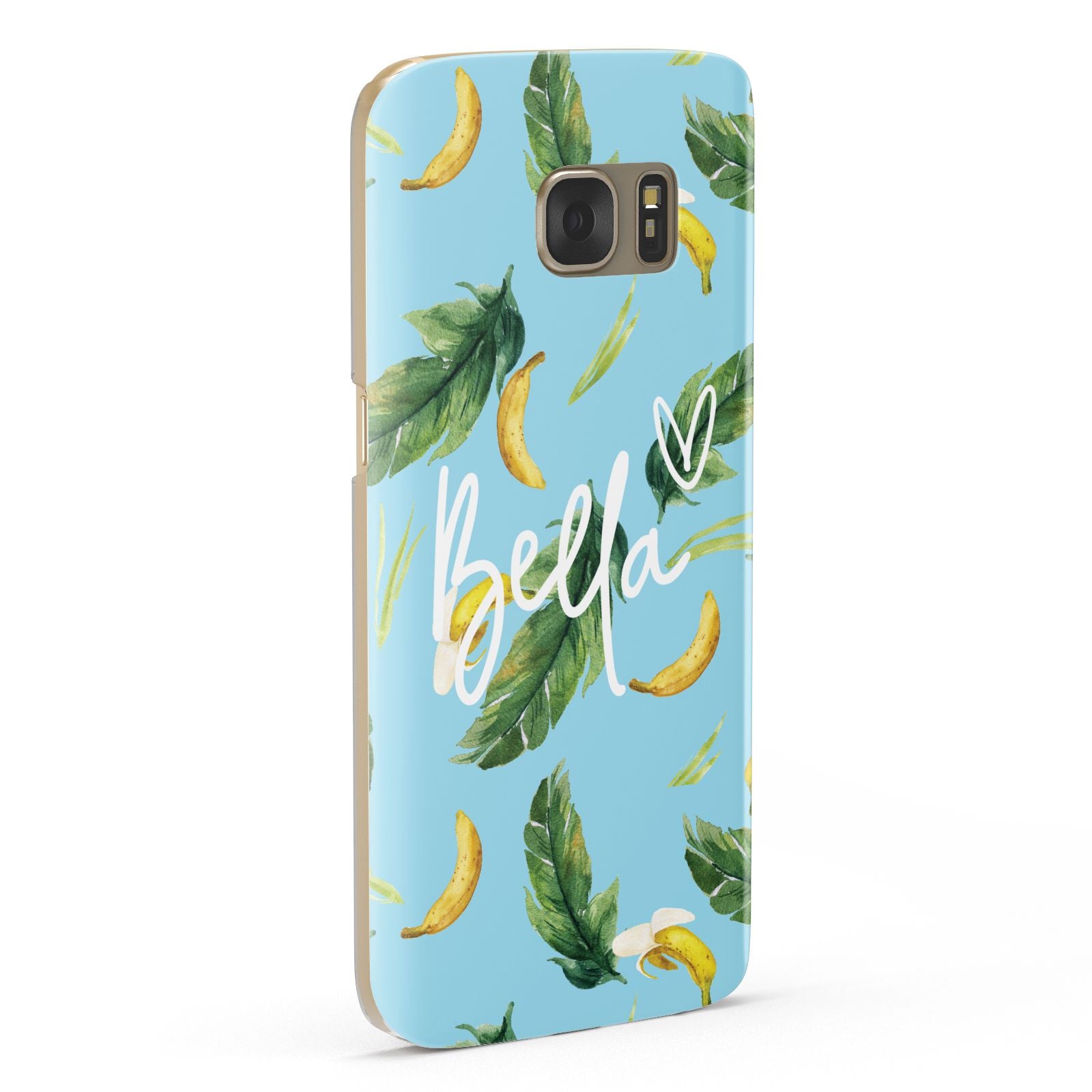 Personalised Blue Banana Tropical Samsung Galaxy Case Fourty Five Degrees