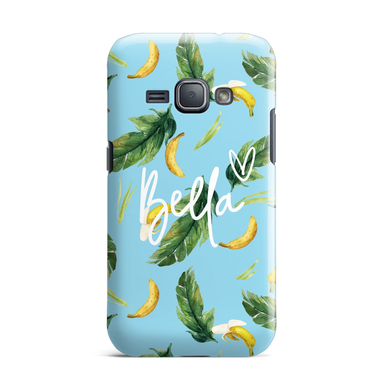 Personalised Blue Banana Tropical Samsung Galaxy J1 2016 Case