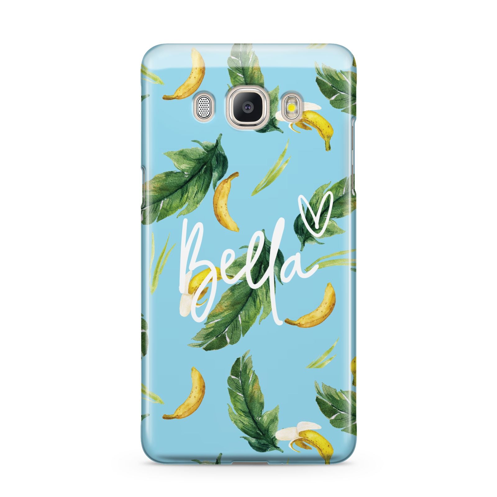 Personalised Blue Banana Tropical Samsung Galaxy J5 2016 Case