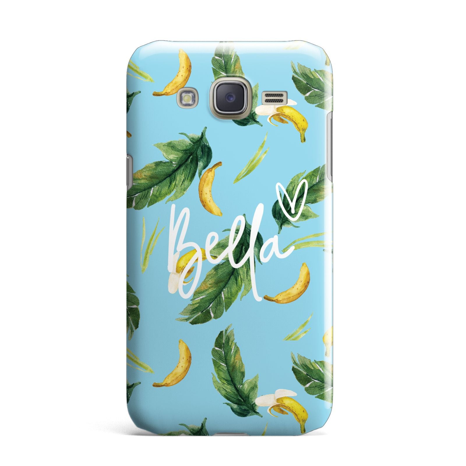 Personalised Blue Banana Tropical Samsung Galaxy J7 Case