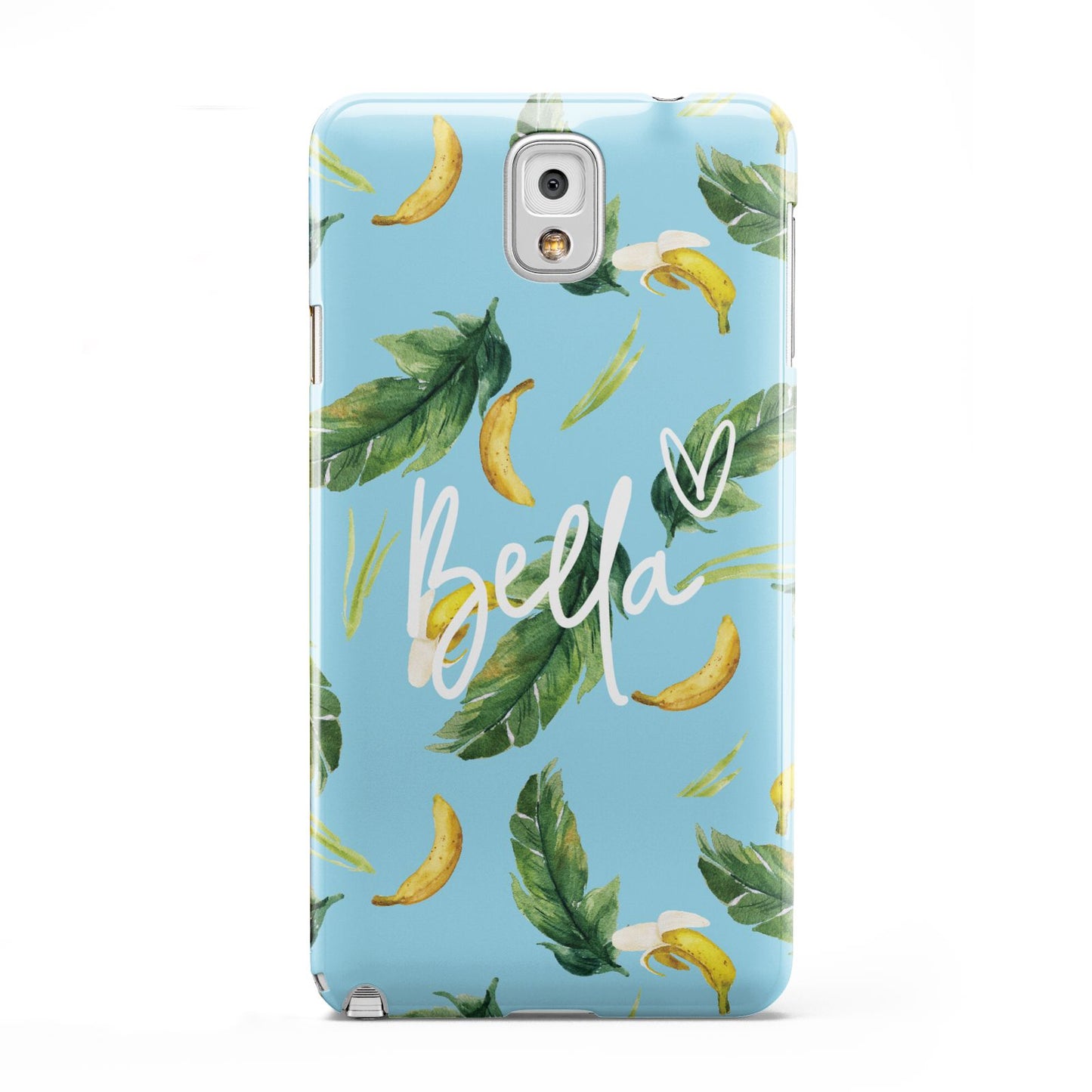 Personalised Blue Banana Tropical Samsung Galaxy Note 3 Case