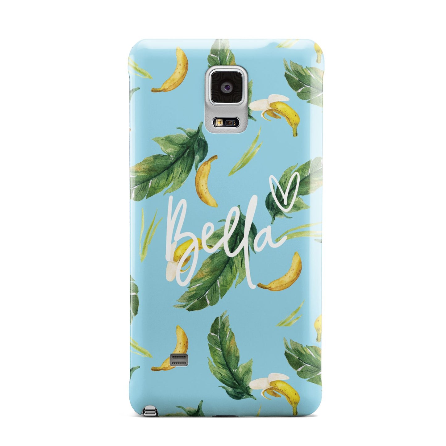 Personalised Blue Banana Tropical Samsung Galaxy Note 4 Case