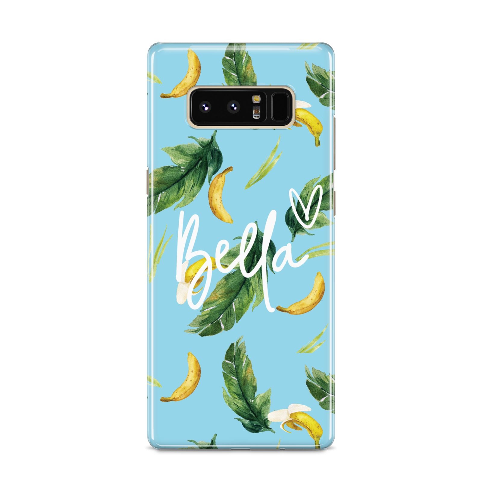 Personalised Blue Banana Tropical Samsung Galaxy S8 Case