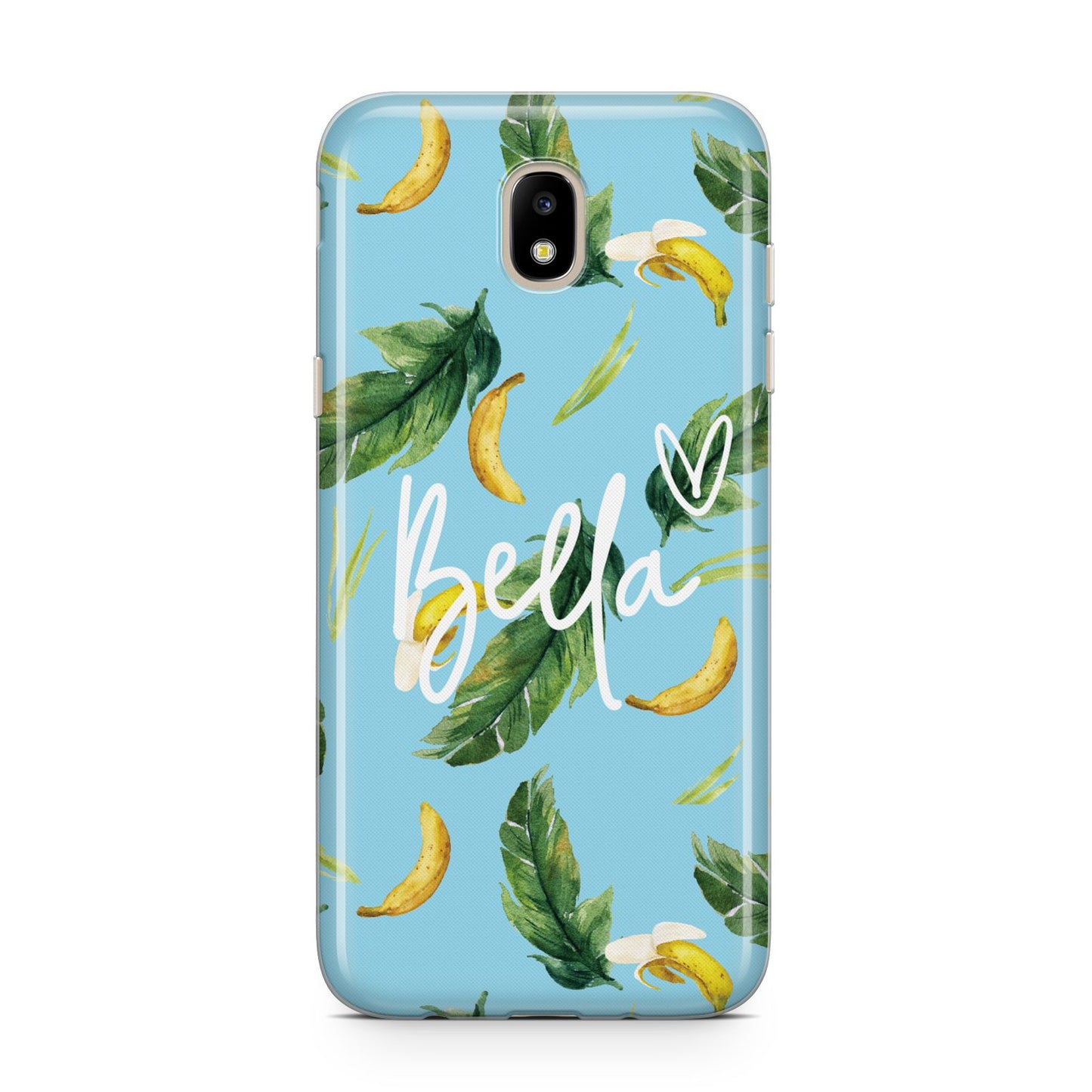 Personalised Blue Banana Tropical Samsung J5 2017 Case