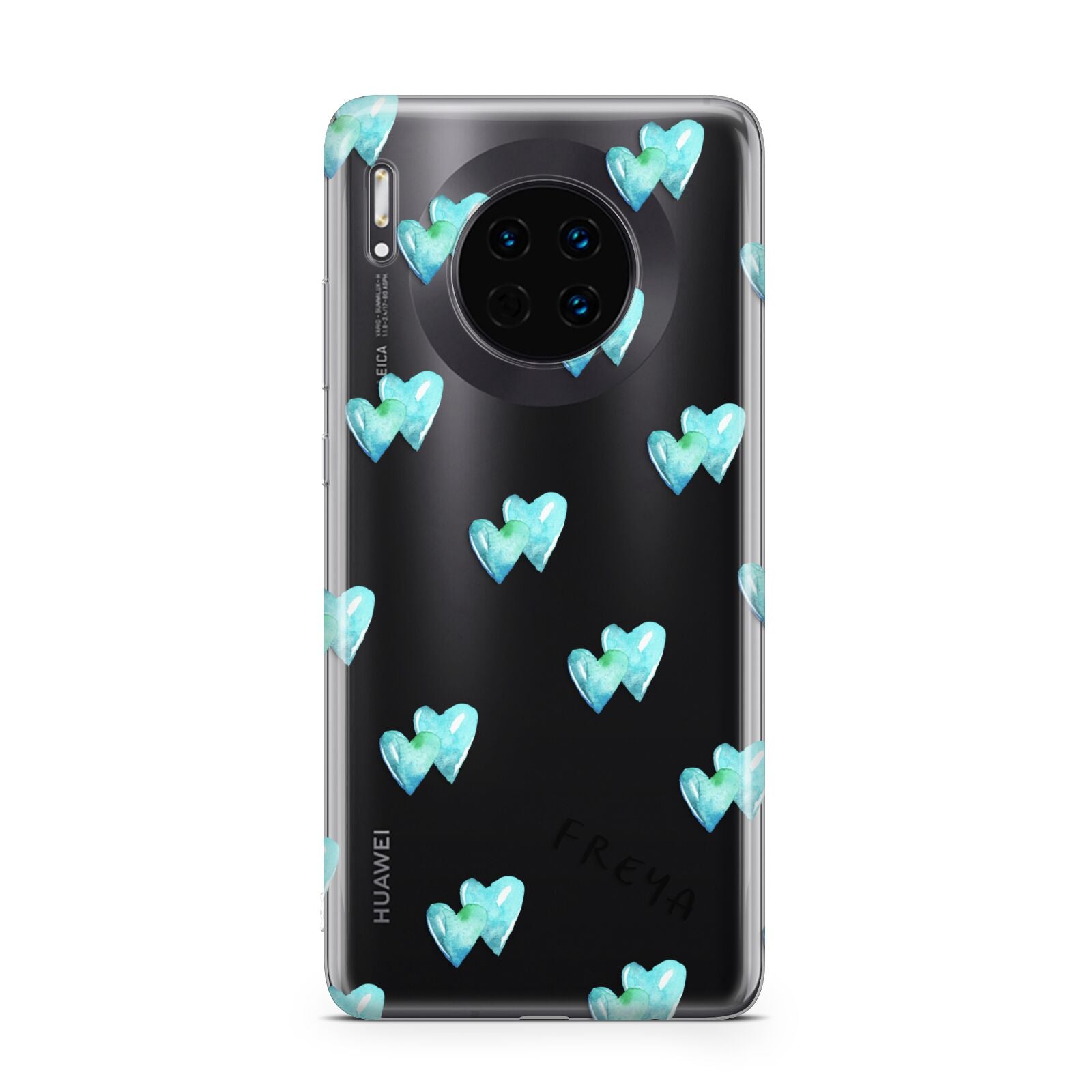 Personalised Blue Hearts Huawei Mate 30