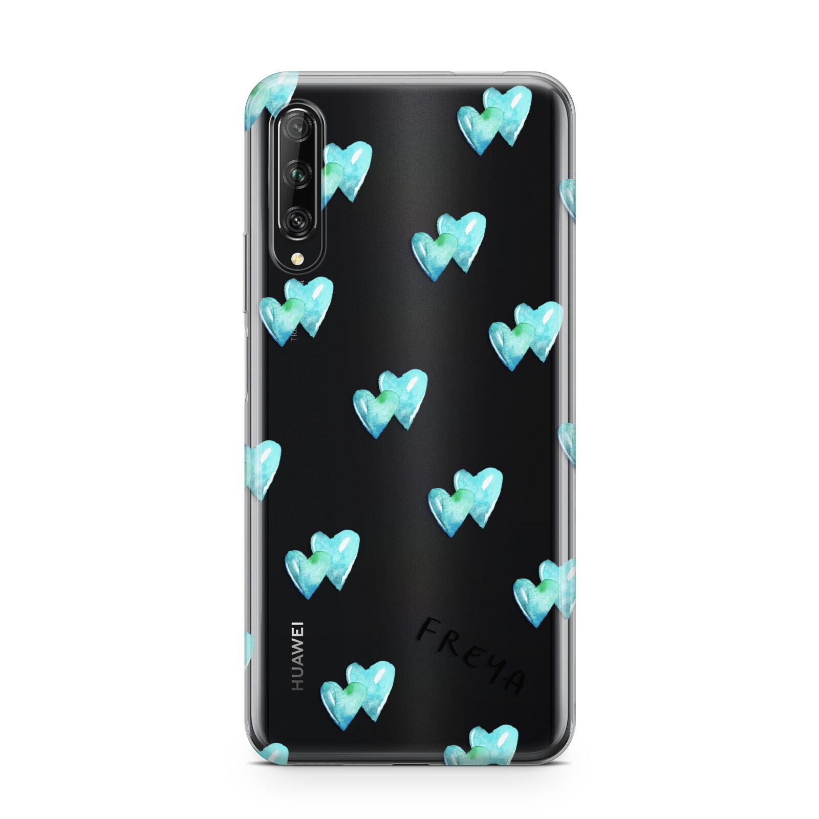 Personalised Blue Hearts Huawei P Smart Pro 2019