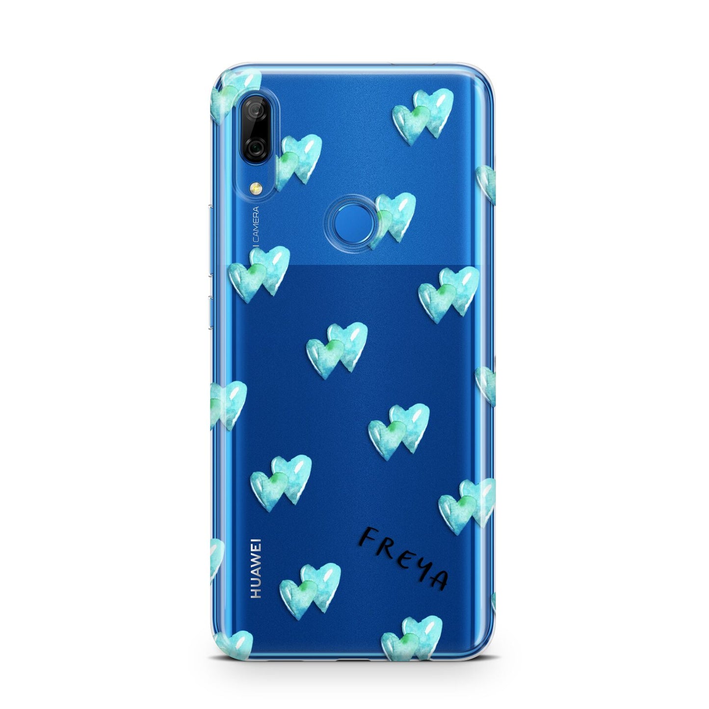 Personalised Blue Hearts Huawei P Smart Z