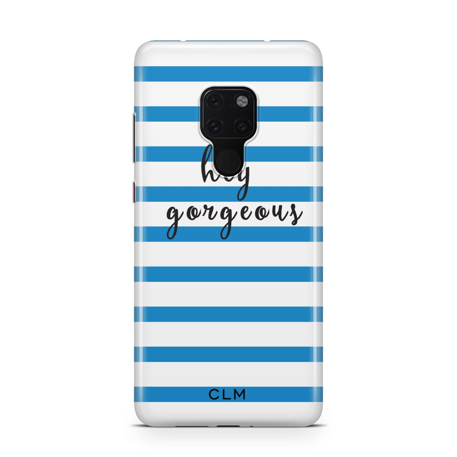Personalised Blue Hey Gorgeous Huawei Mate 20 Phone Case