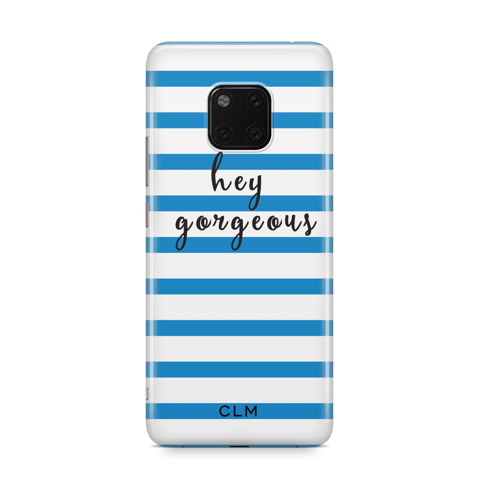Personalised Blue Hey Gorgeous Huawei Mate 20 Pro Phone Case