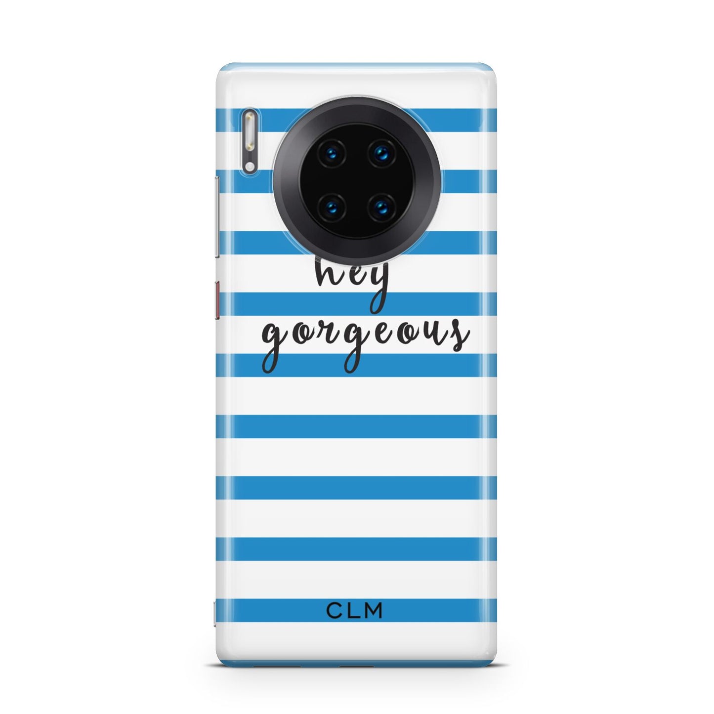 Personalised Blue Hey Gorgeous Huawei Mate 30 Pro Phone Case