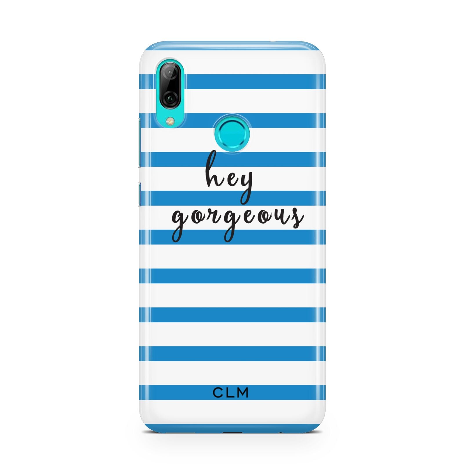 Personalised Blue Hey Gorgeous Huawei P Smart 2019 Case
